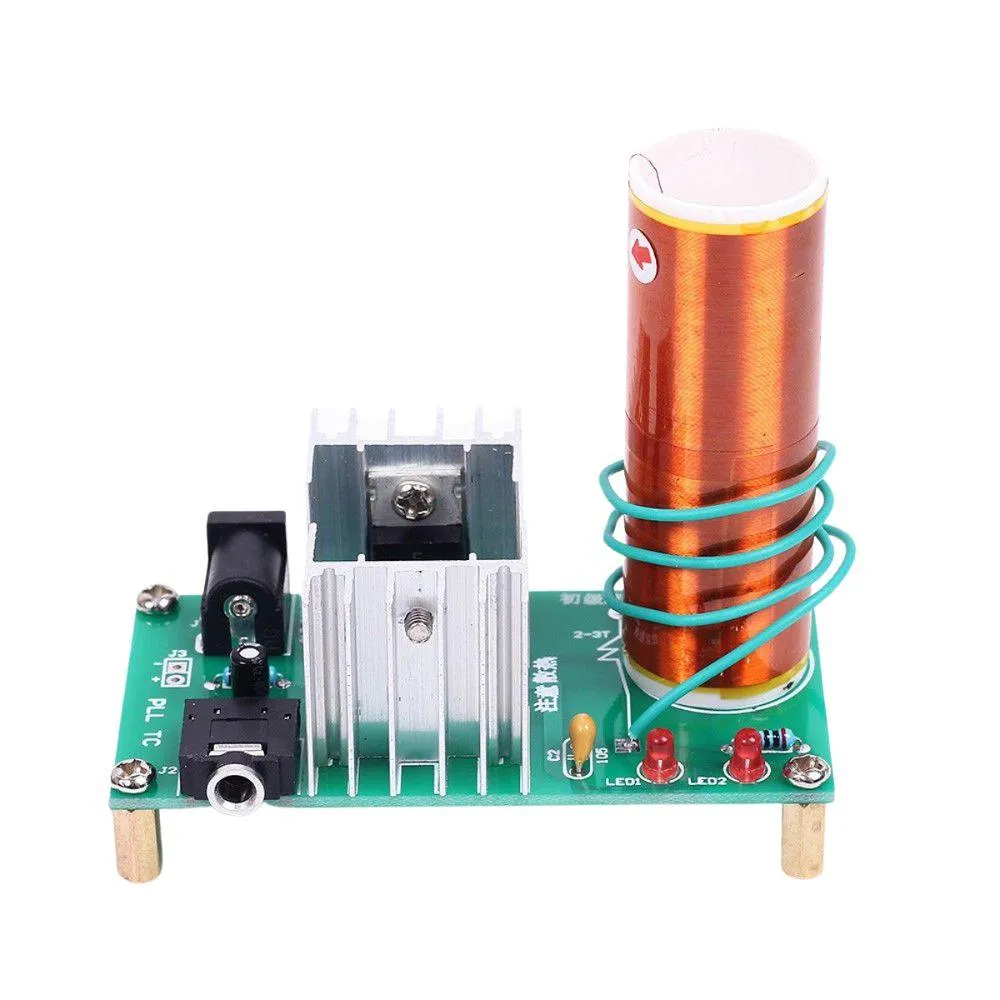 DIY Mini Tesla Coil Kit (x3) Module, Plasma Speaker Electronic Kit, 15W DC 15-24V 2A , Great Educational Toy