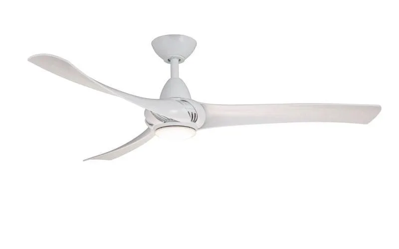 Droid LED White Ceiling Fan