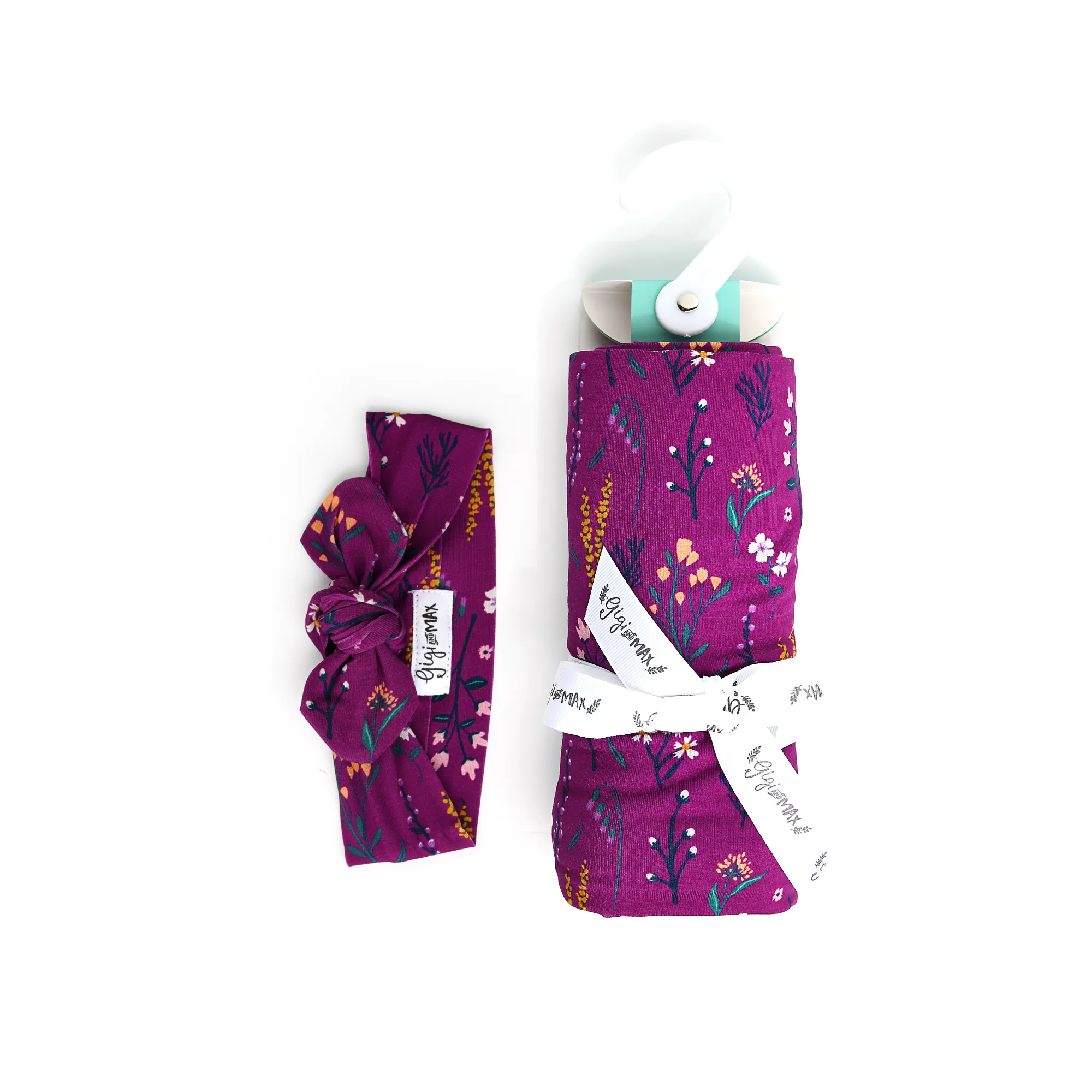 Eden Purple Floral SWADDLE