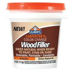 Elmer's Carpenter's Color Change Wood Filler | 4 oz. Plain (E912)