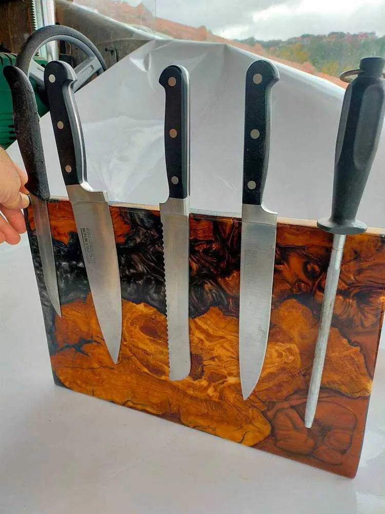 Epoxy Resin Magnetic Knife Rack / Knife Holder