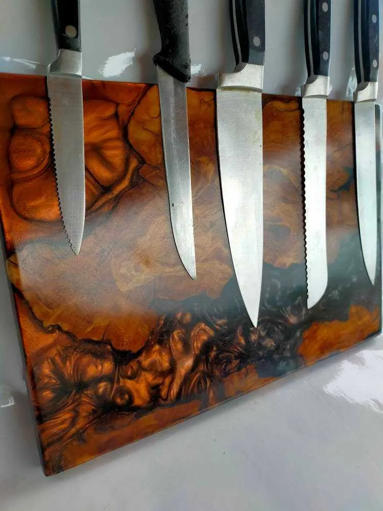 Epoxy Resin Magnetic Knife Rack / Knife Holder