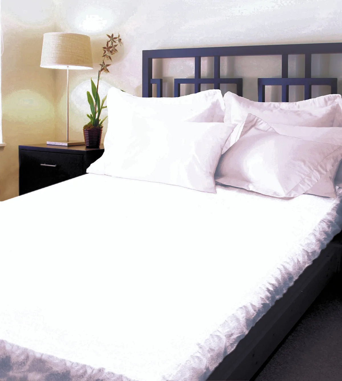 Fleece Top Heated Mattress Pad