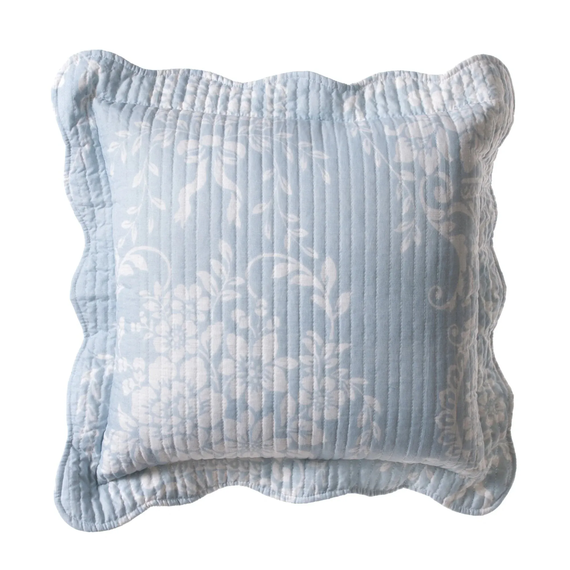 Florence Square Cushion Blue