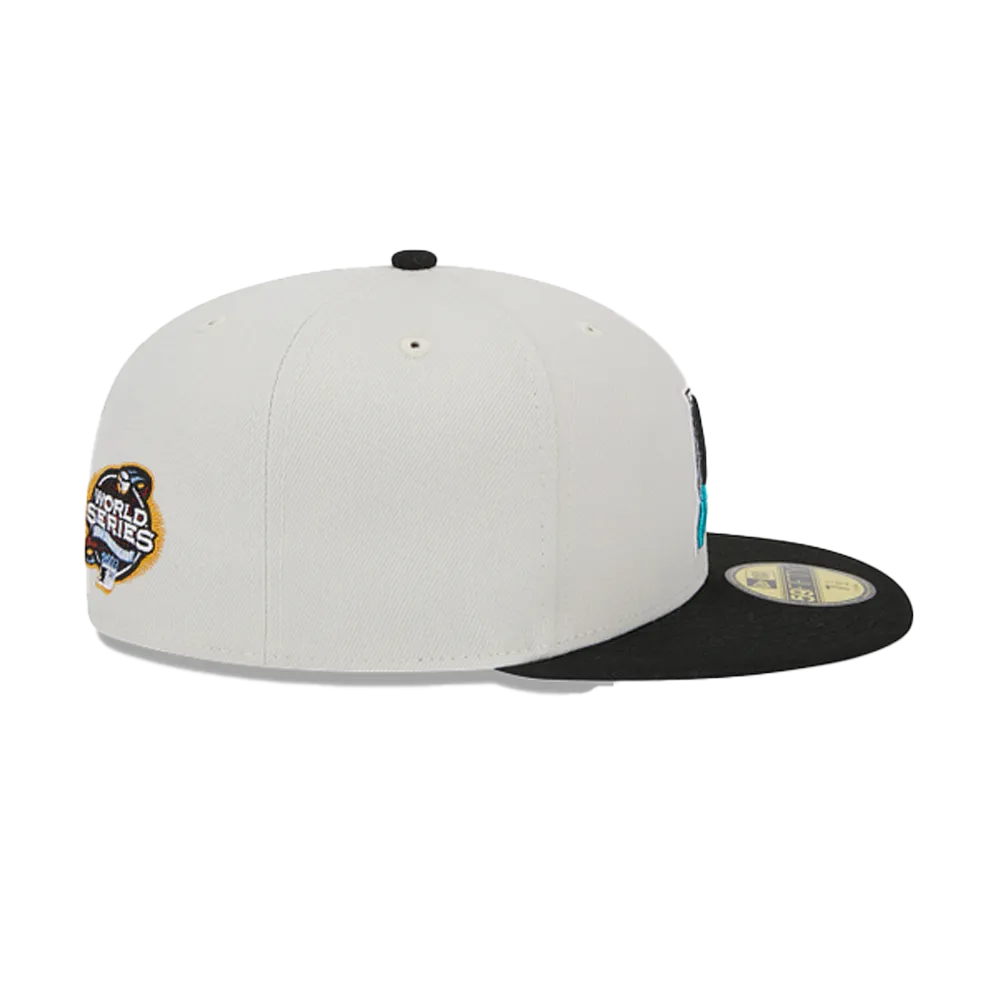 Florida Marlins New Era World Class Back Patch 59FIFTY Fitted Hat