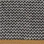 Foligno Cashmere Blanket [Black/Cream/Ochre]