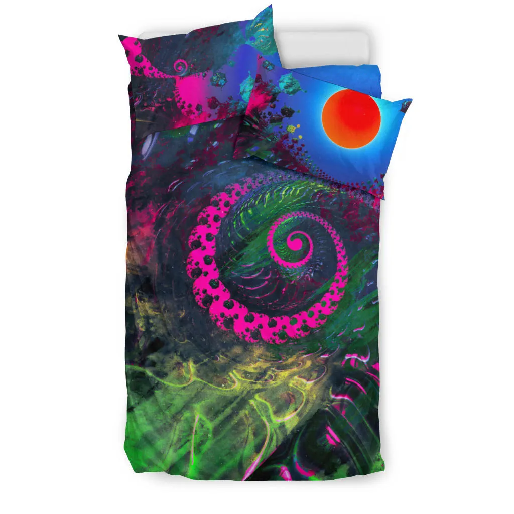 Fractalscape Sunrise | Bedding Set | Makroverset