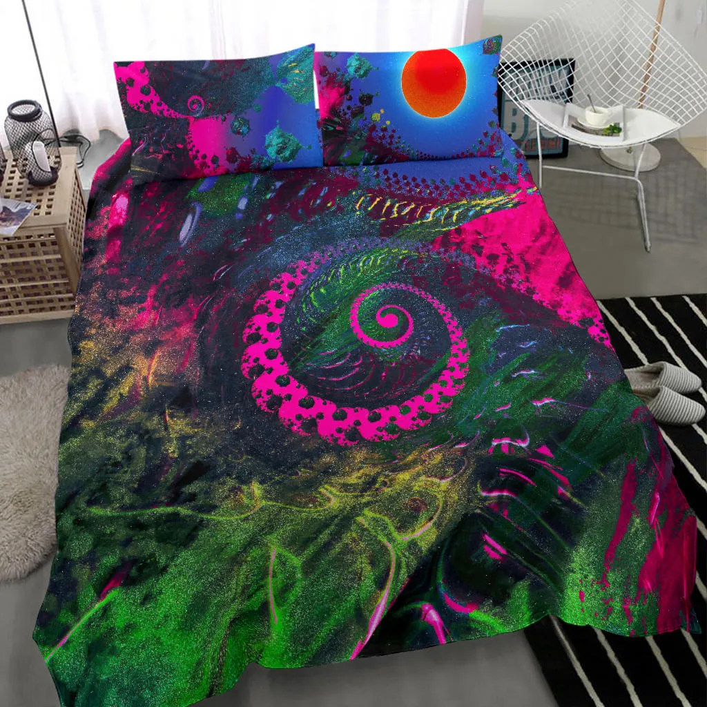 Fractalscape Sunrise | Bedding Set | Makroverset