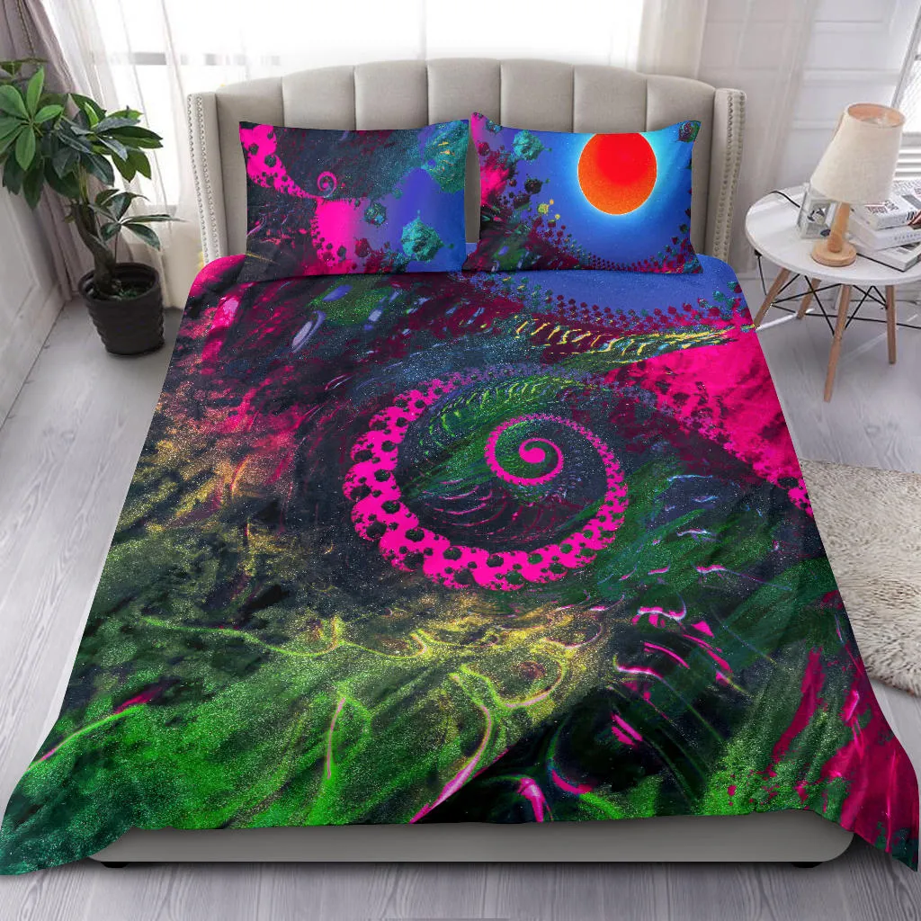 Fractalscape Sunrise | Bedding Set | Makroverset