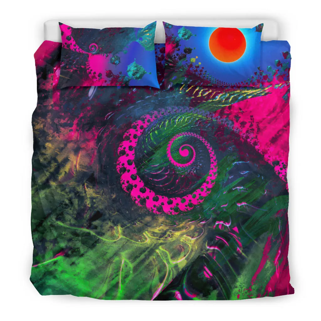 Fractalscape Sunrise | Bedding Set | Makroverset