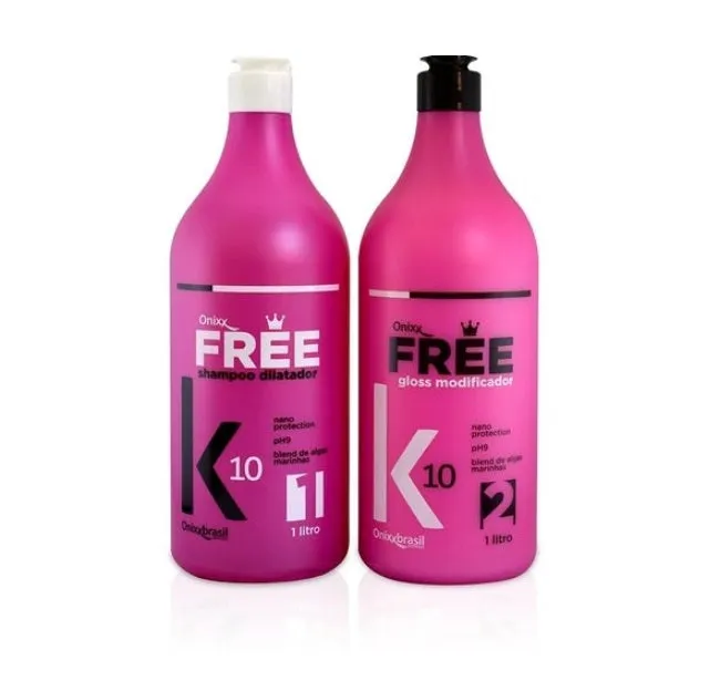 Free K10 Moisturizing Progressive Brush Formol Free Strenghtening Kit 2x1L - Onixx