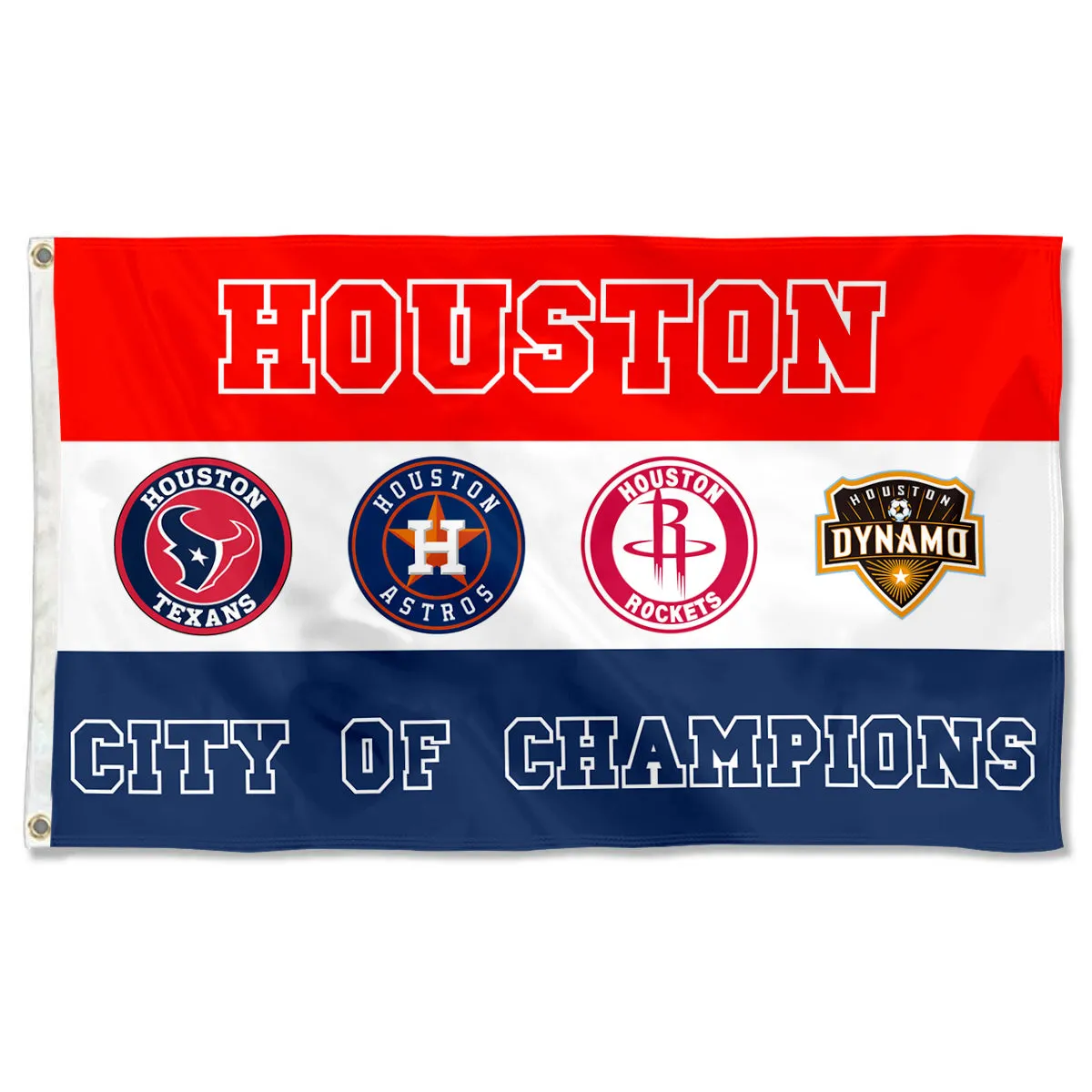 Fyon City of Houston Champions Sports Fans Flag  banner