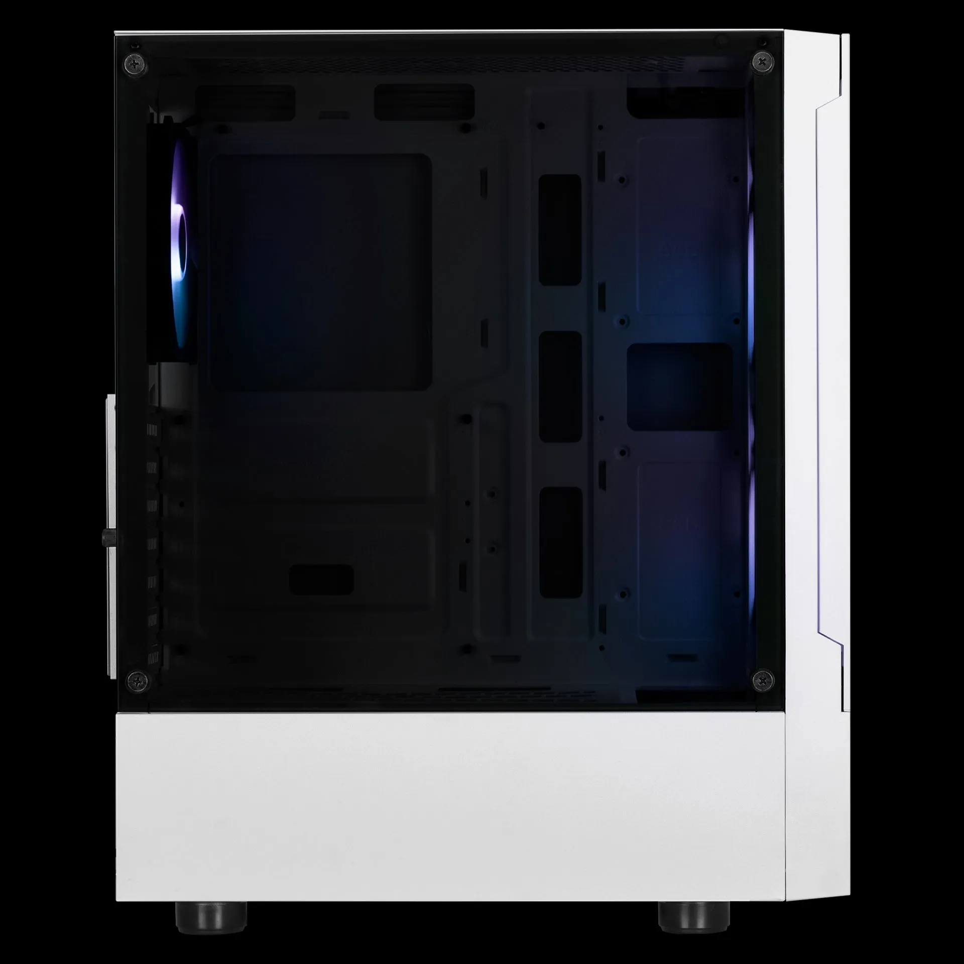 GAMDIAS Talos E3 MESH Tempered Glass Mid Tower (ATX) Gaming PC Casing | Included 3x 120mm ARGB Case Fans