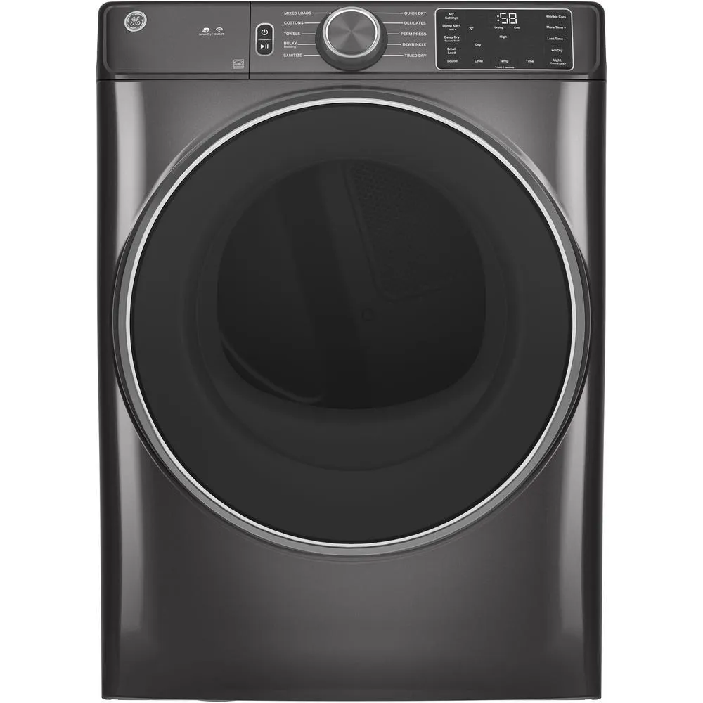 GE¨ 7.8 cu. ft. Capacity Smart Front Load Electric Dryer with Sanitize Cycle