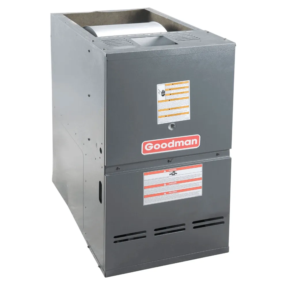 Goodman 80% AFUE 100,000 BTU 2-Stage Variable Speed Low NOx Gas Furnace - Downflow/Horizontal