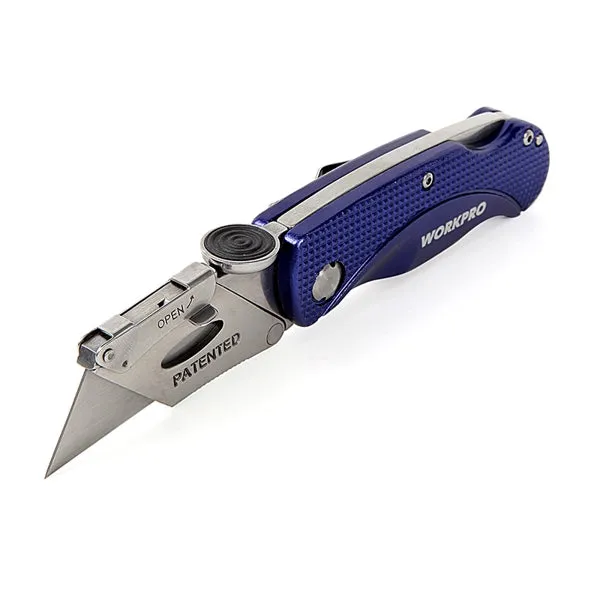 GT-WOR-001 -  Workpro Utility Knife Aluminium Folding