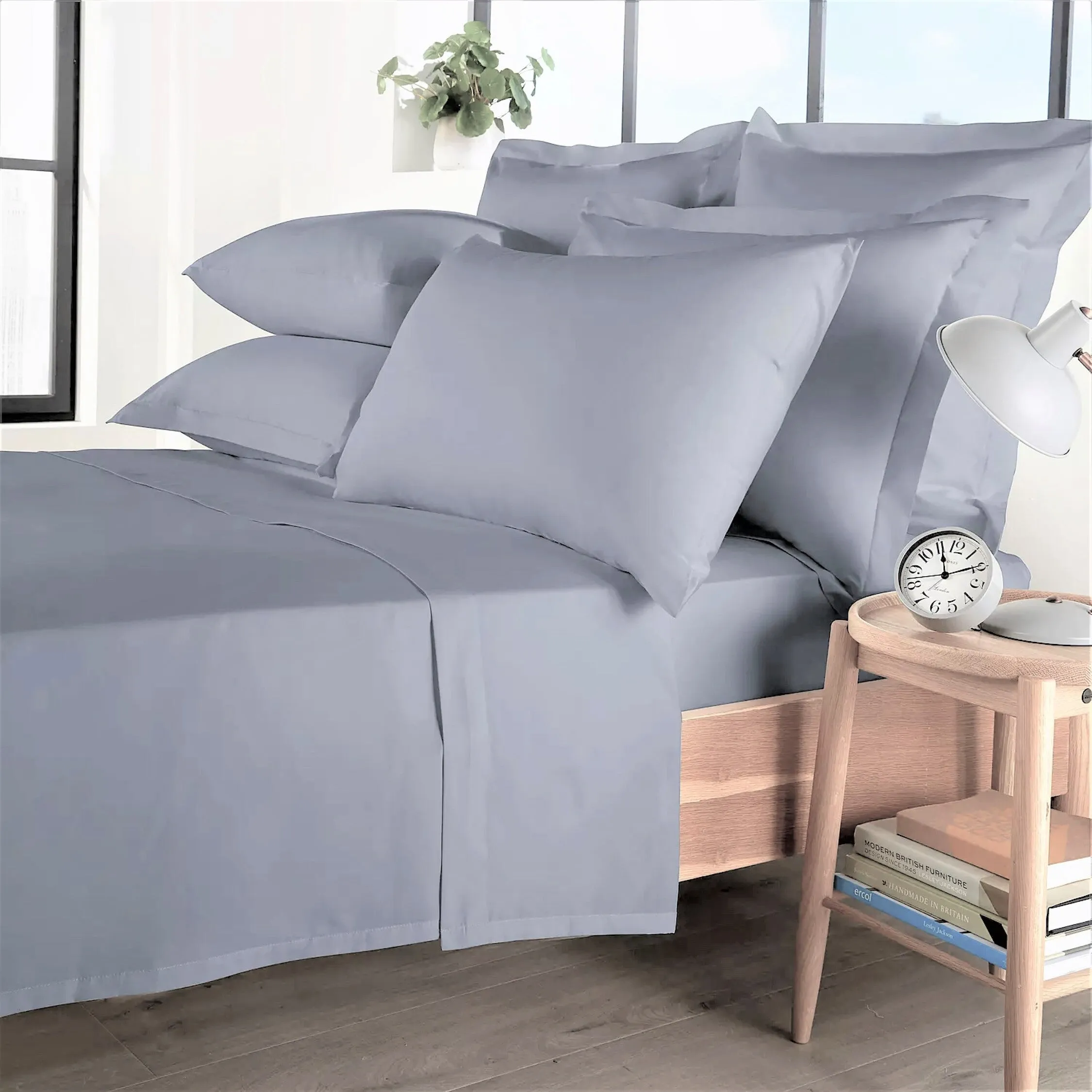 H&B Egyptian Cotton Sateen Sheet Set