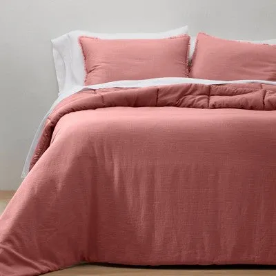 Heavyweight Linen Blend Comforter & Sham Set - Casaluna™