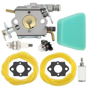 Hipa WT-891 Carburetor Kit for Poulan Woodshark 1950 2150 2375 2075 2450 2550 2375LE Chainsaw Replaces WT-662 WT-637