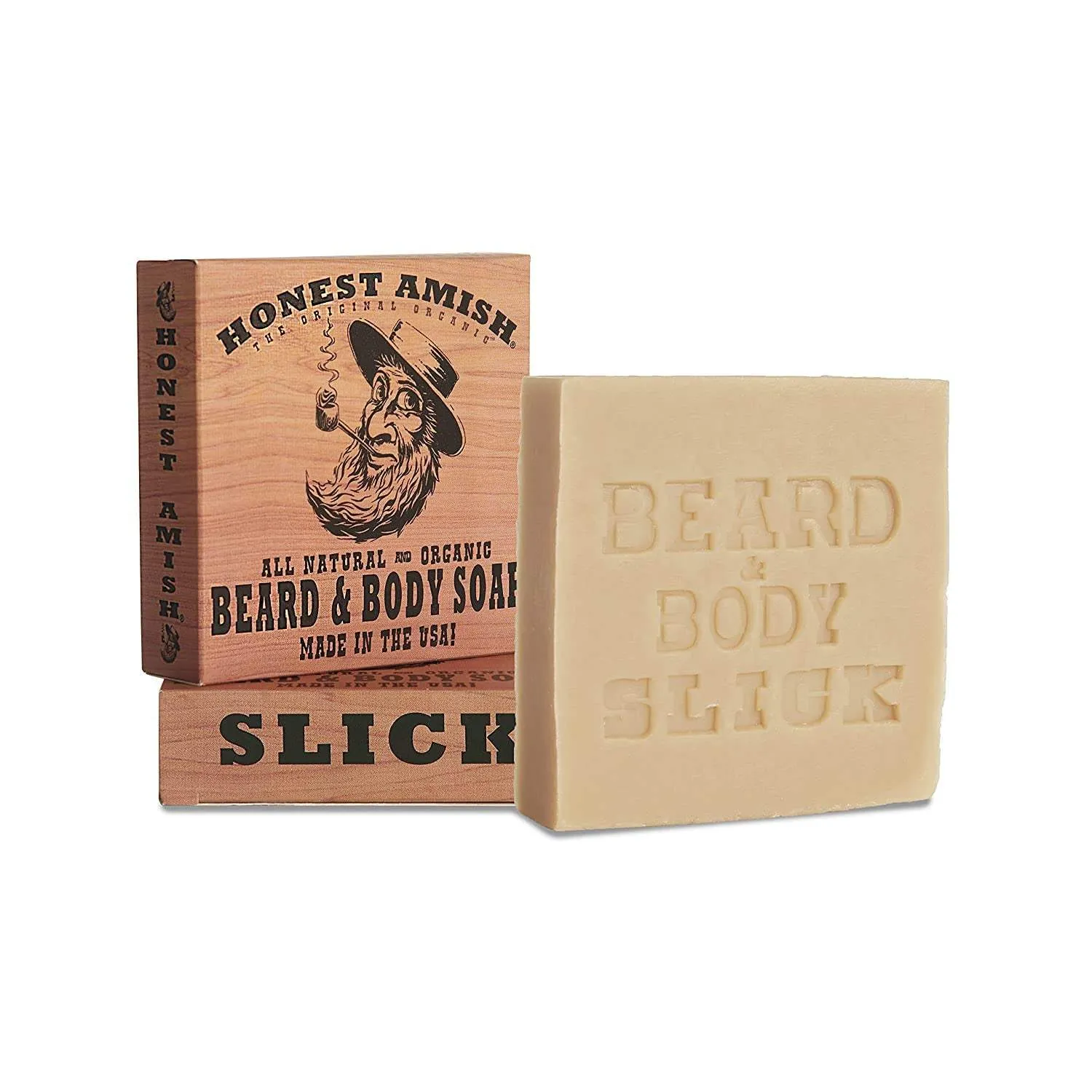 Honest Amish Beard & Body Soap (Slick)