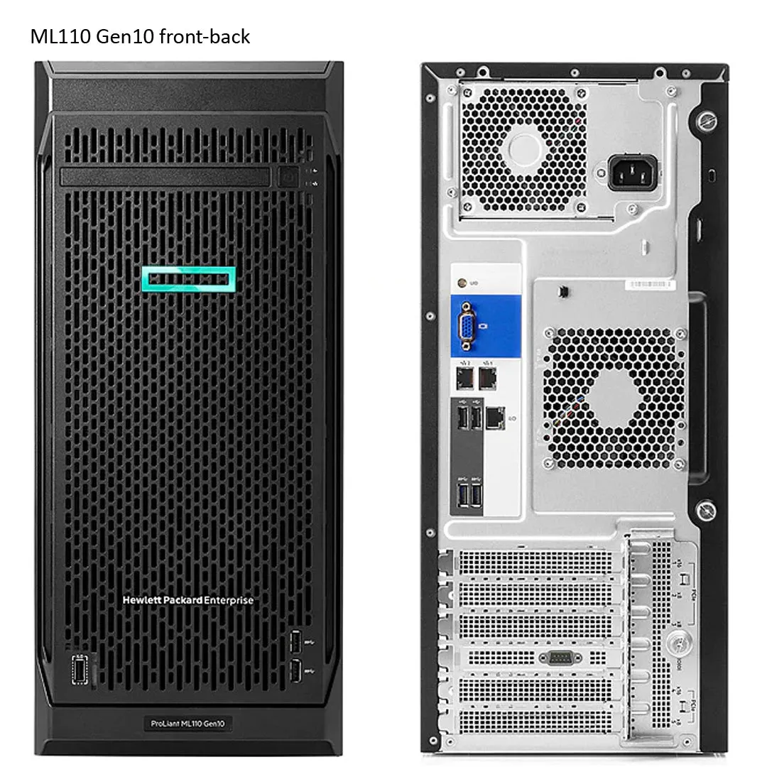 HPE ProLiant ML110 Gen10 4 LFF Non-Hot-Plug Server Chassis | 872305-B21