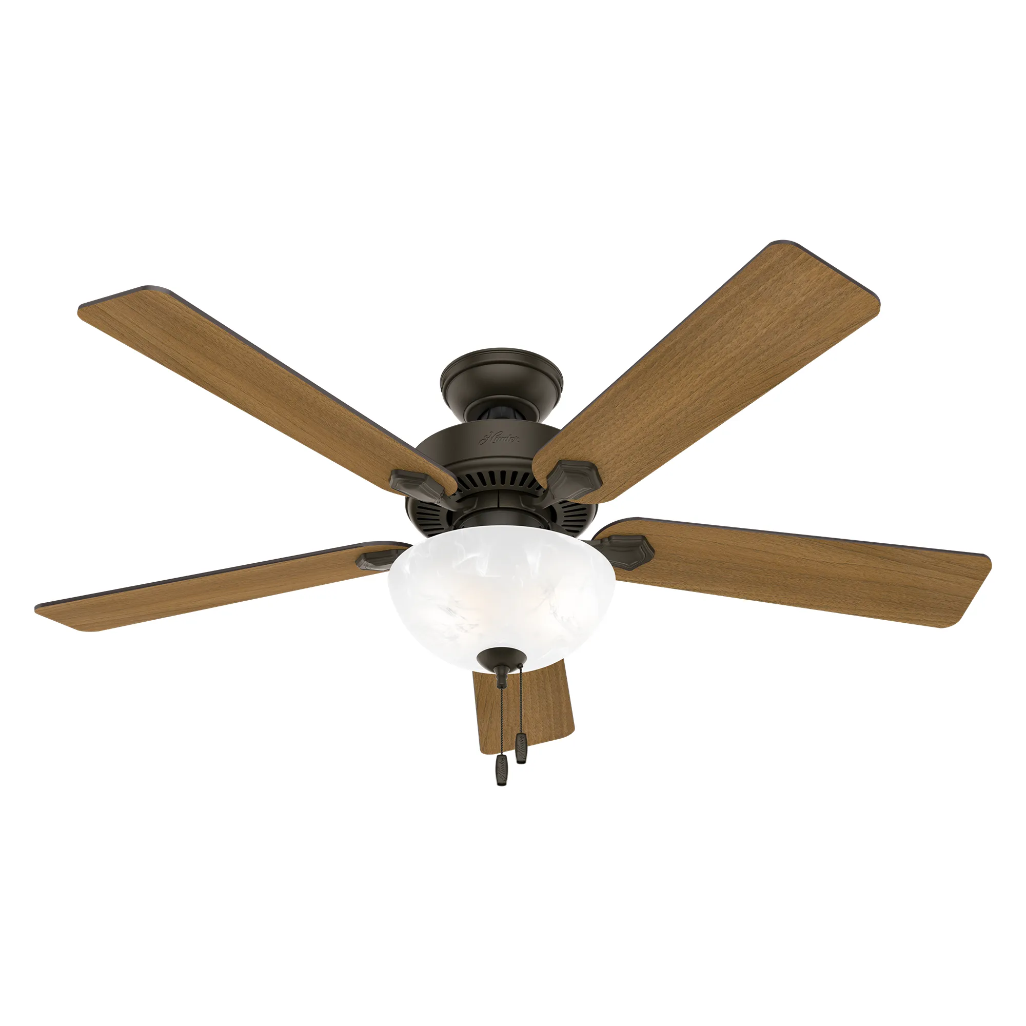 Hunter 52 inch Swanson Ceiling Fan with LED Light Kit and Pull Chain