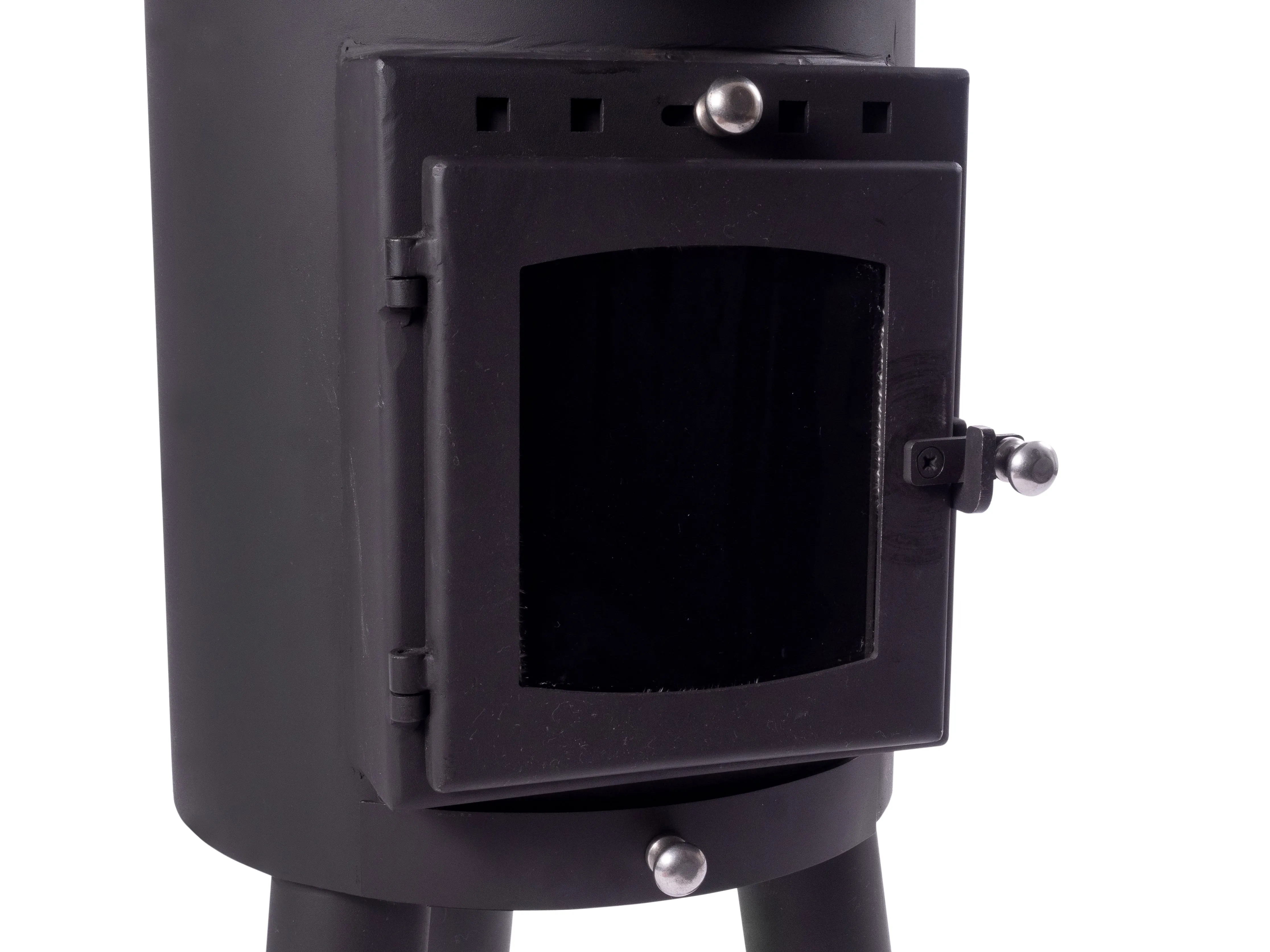 Hygge Oval Wood Stove | 4.5kw 18kg | Single Wall Flue and Boiler Package