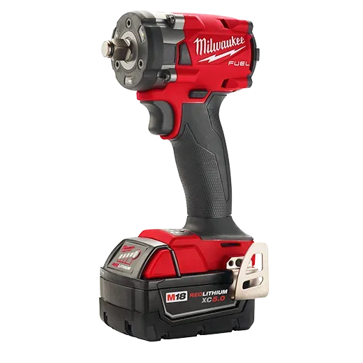 Impact Wrench Kit - Milwaukee M18 FUEL™ 1/2 " Compact Impact Wrench w/ Friction Ring Kit, 2855-22R