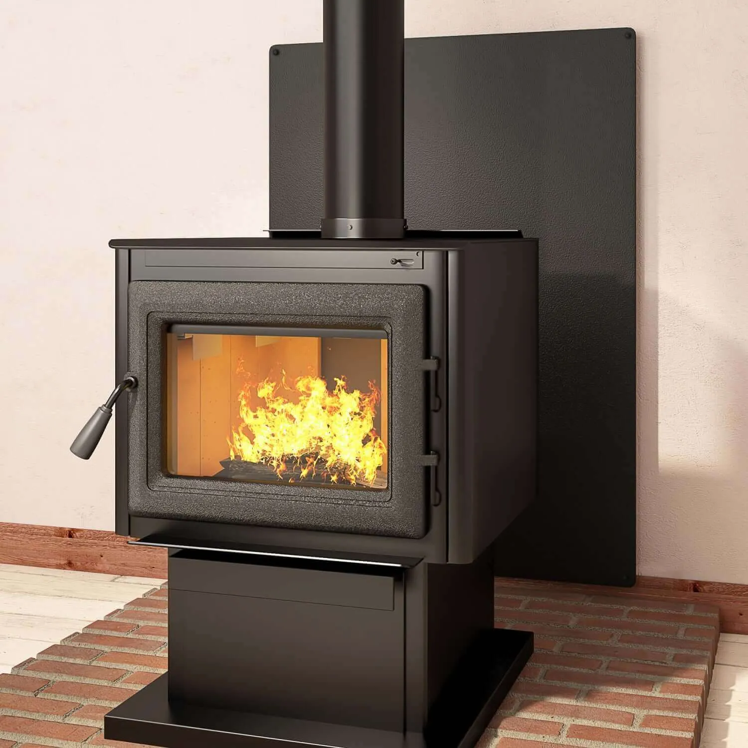 Imperial 32" x 42" Pebble Stove Board - Black