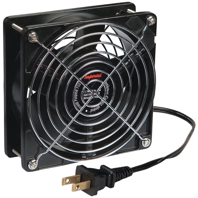 Imperial KK0151 Circulating Fan, 110 V, 3000 rpm Speed, Black :EA: QUANTITY: 1