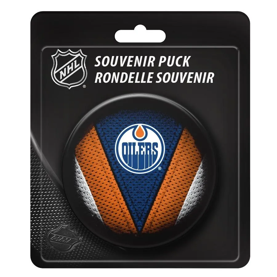 Inglasco NHL Edmonton Oilers Puck Stitch