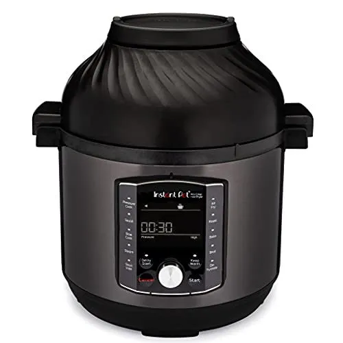 Instant Pot Pro Crisp 11 in 1, Electric Pressure Cooker with Air Fryer Combo, Roast, Bake, Dehydrate, Slow Cook, Rice Cooker, Steamer, Saute, 8 Quart, 14 One-Touch Programs