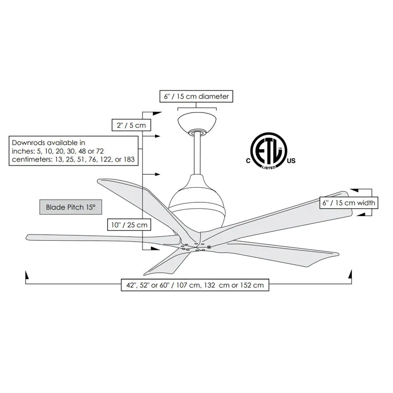 IR5 Irene 52" Ceiling Fan