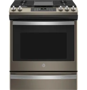 JGS760EPES GE® 30" Slide-In Front-Control Convection Gas Range with No Preheat Air Fry