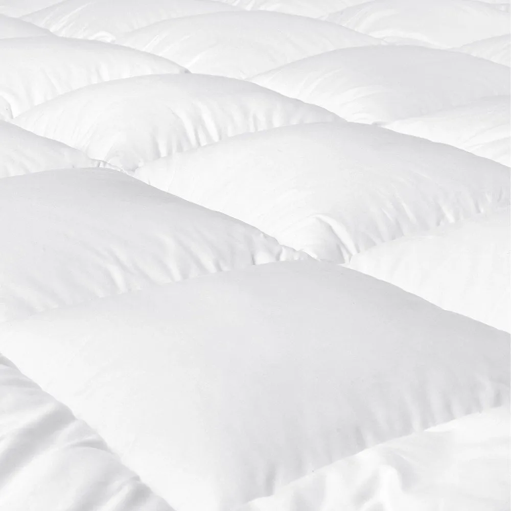 King Single Giselle Bedding Mattress Topper Pillowtop Protector Pad