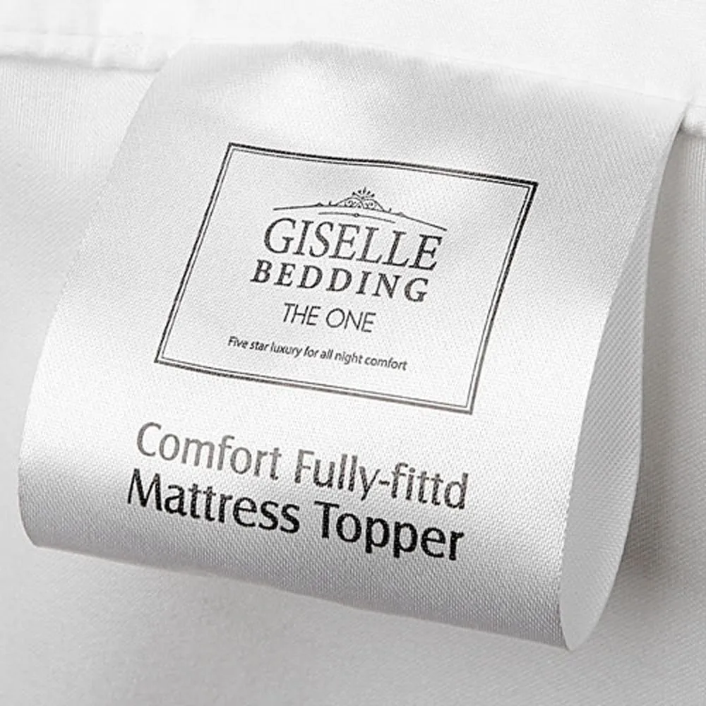 King Single Giselle Bedding Mattress Topper Pillowtop Protector Pad