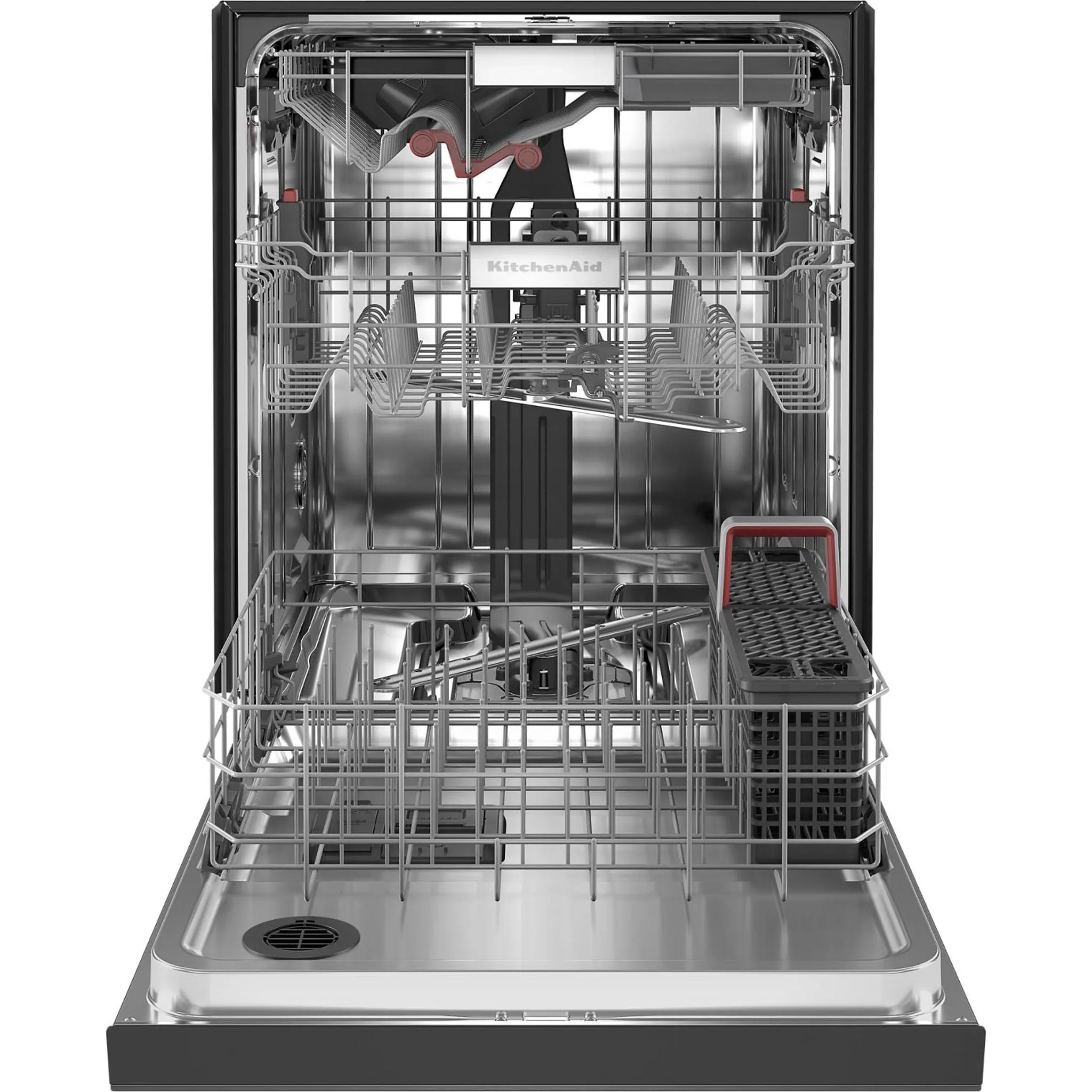 KitchenAid Dishwasher Stainless Steel Tub (KDFM404KBS) - Black Stainless