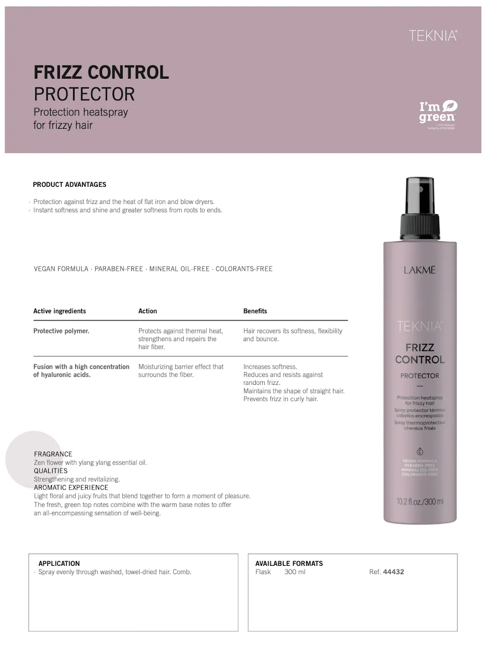 Lakme Teknia Frizz Control Protector 300ml