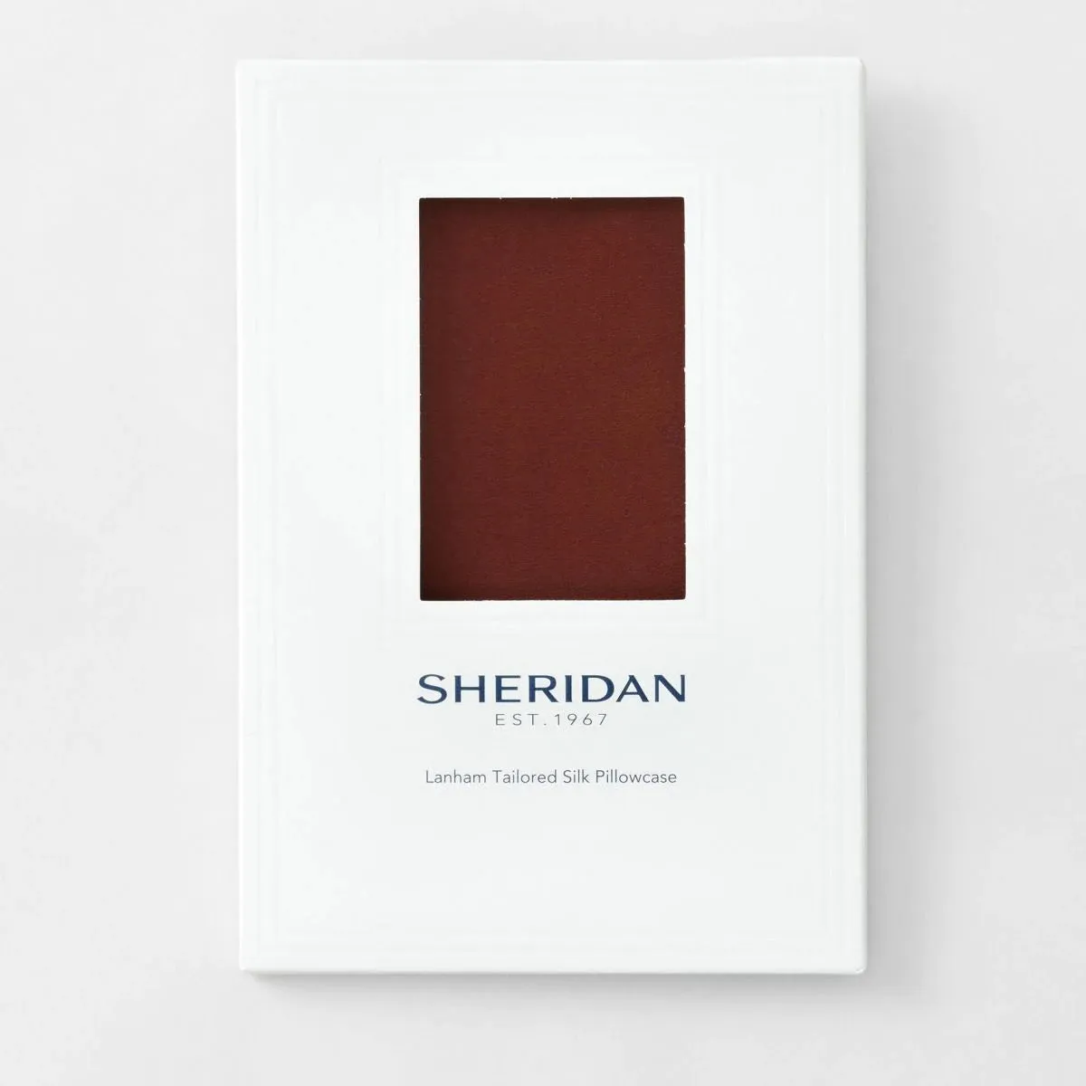 Lanham BITTER CHOCOLATE TAILORED Silk Pillowcase by Sheridan