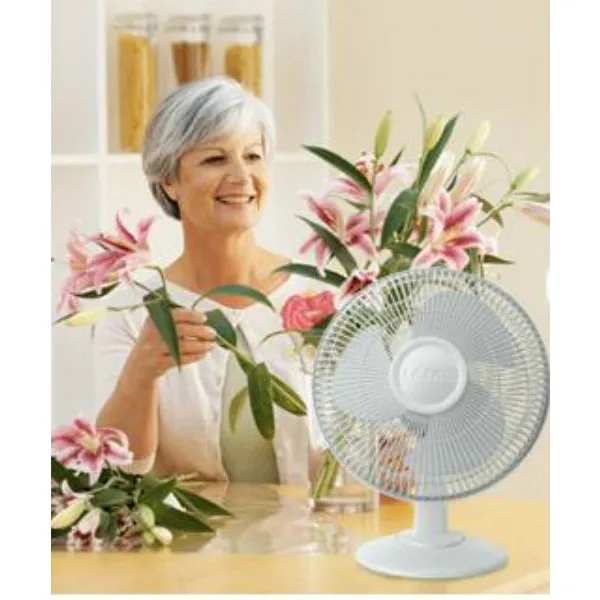 Lasko® 2012 Oscillating Table Fan with 3 Quiet Speeds, 12"