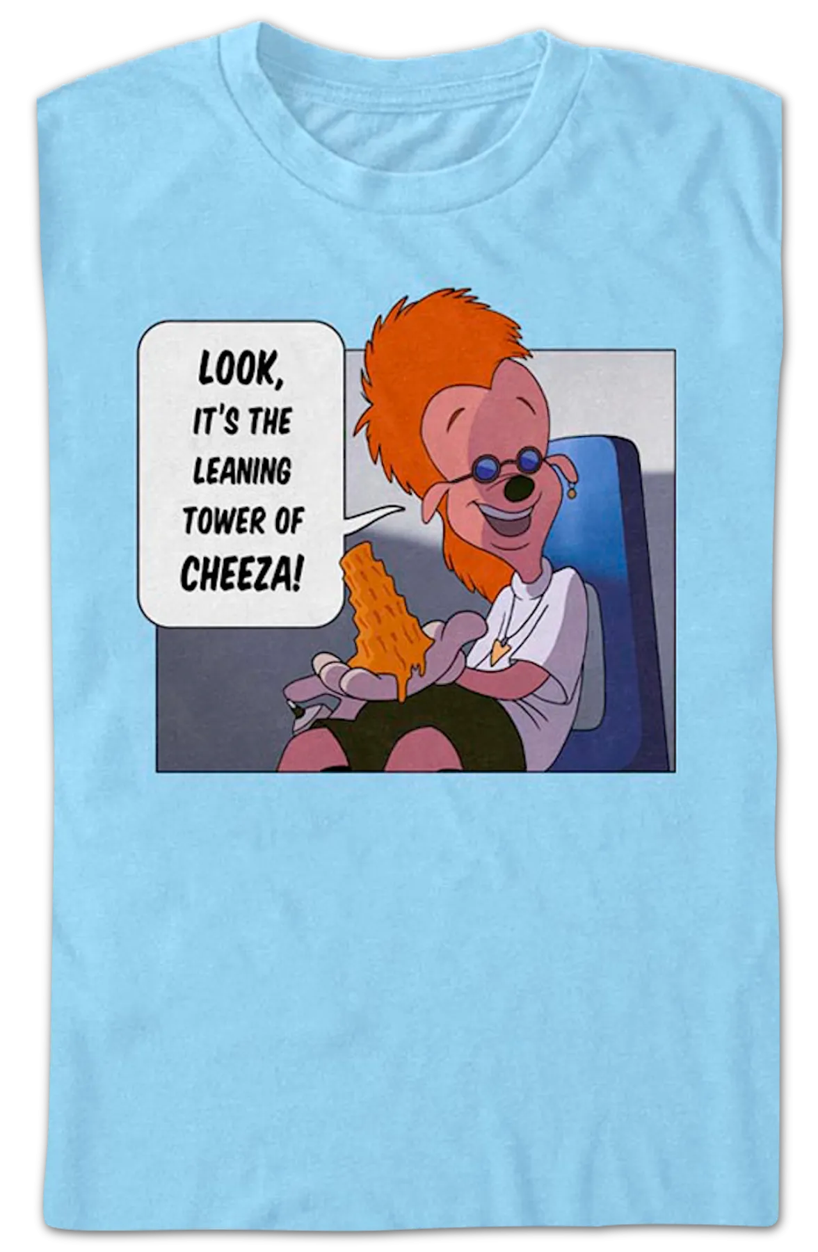 Leaning Tower Of Cheeza Goofy Movie T-Shirt