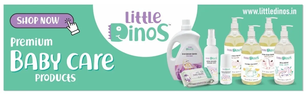 Little dinos stainless steel baby feeding bottle 140ml with 1 extra nipple