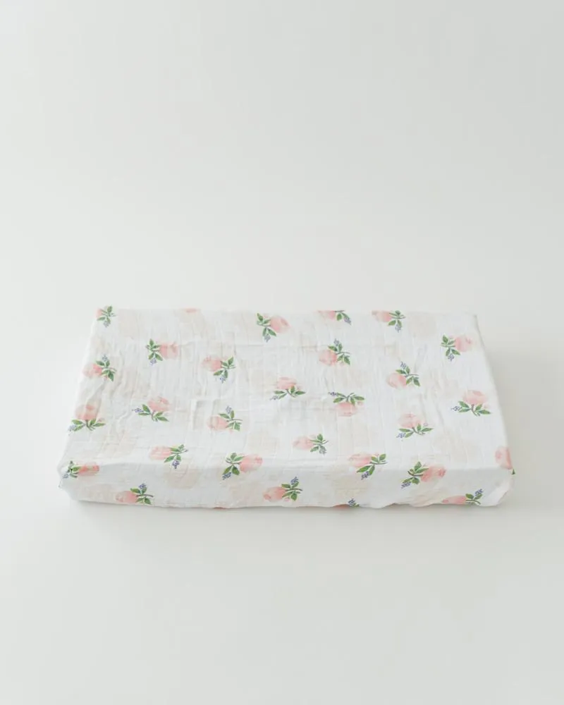 Little Unicorn - Changing Pad Cover - Watercolour Rose