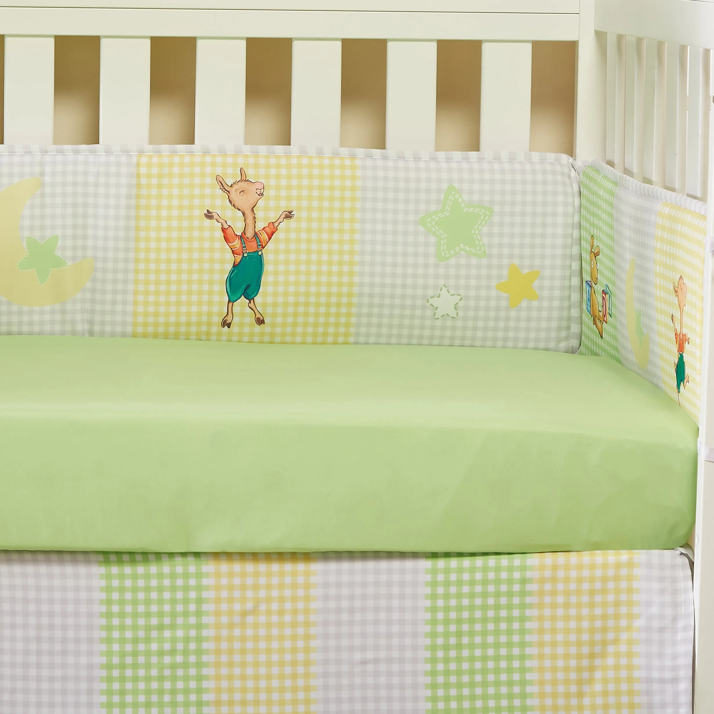 Llama Llama / Green 2-Pack Fitted Crib Sheet