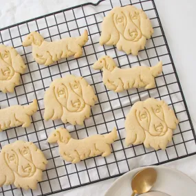 Longhaired Dachshund Cookie Cutter Set