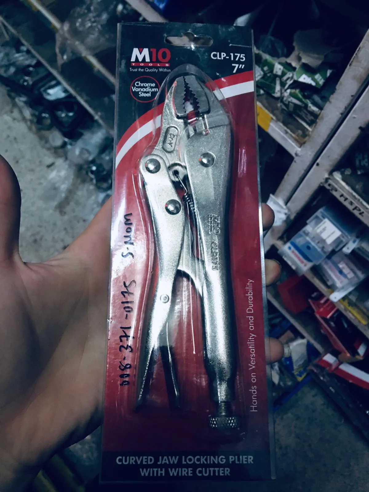 M10 Curved Locking Plier | Model: 008-371-