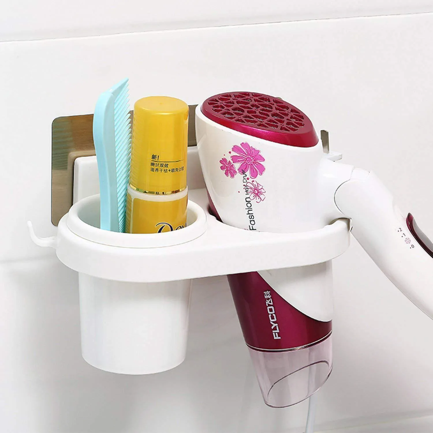 Magic Sticker Series No Drill Hair Dryer Holder