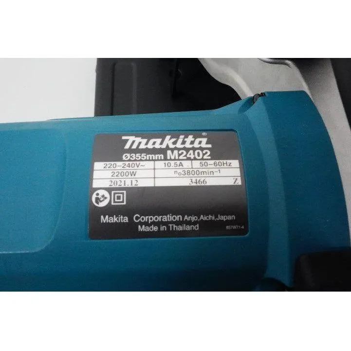 Makita MT M2402B Cut Off Machine 14" (Blue) 2,200W