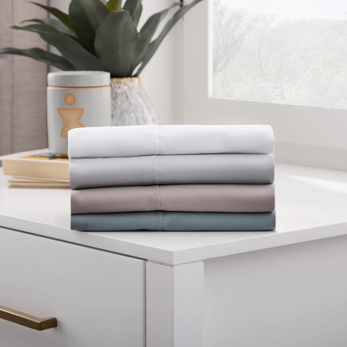 Malouf Soft-Knit Microfiber Sheet Set