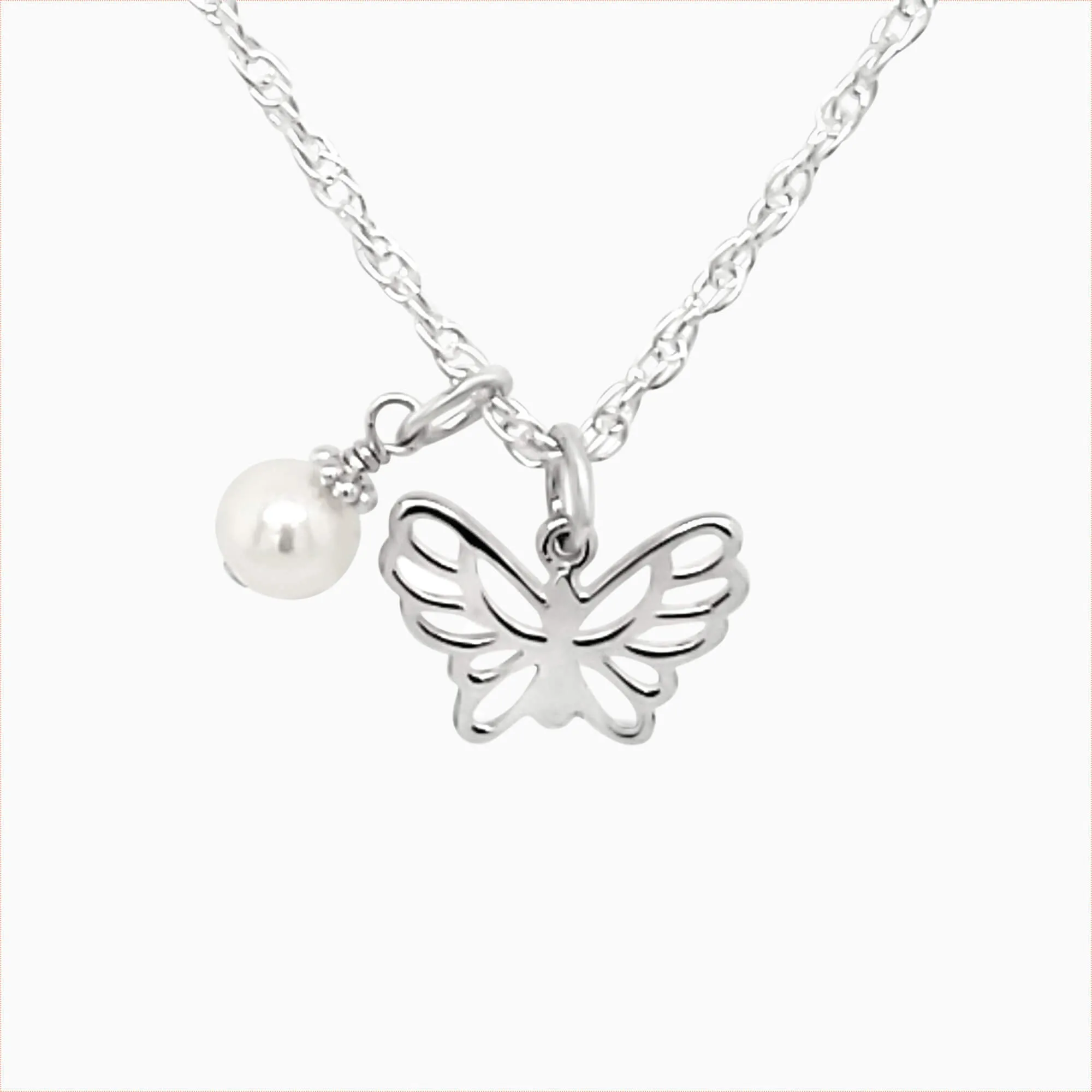 Mama Butterfly Necklace